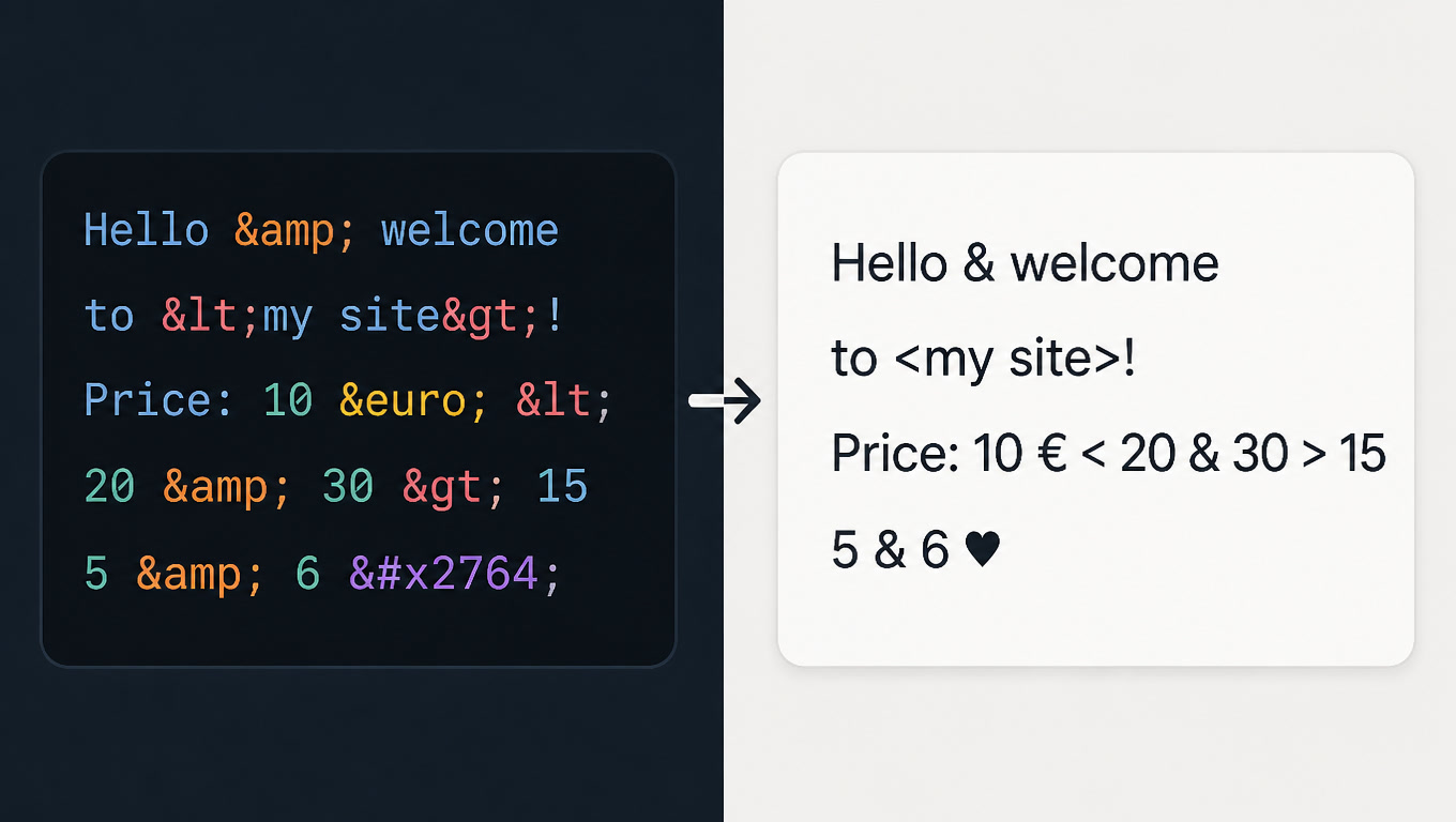 HTML Entity Decode